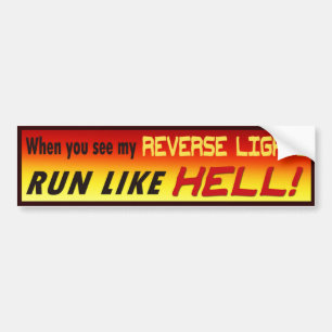Vreemde Bumperstickers voor seniorkaarten en gesch