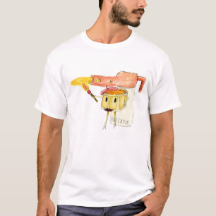 Vreemde Crème Brûlée Lieve Dessert Grappige Cartoo T-shirt