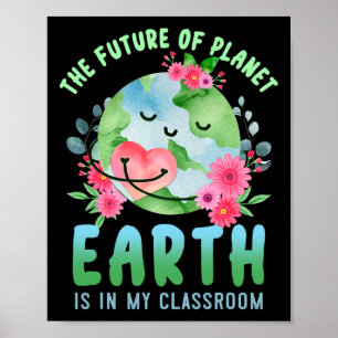 Vreemde Dag van de Aarde Elke dag Toekomst van het Poster