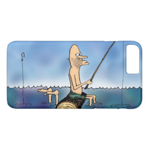 Vreemde Dag Visvangst Cartoon iPhone 8 Plus / 7 Plus Hoesje