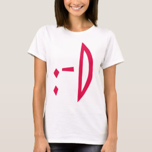 Vreemde emoties met modern kunstontwerp t-shirt