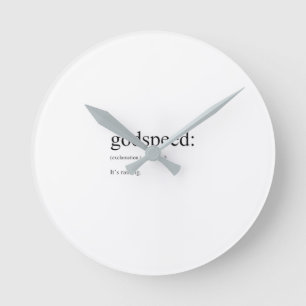 Vreemde Engelse definities: Godspeed Ronde Klok
