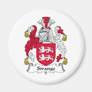 Vreemde familie Crest Magneet