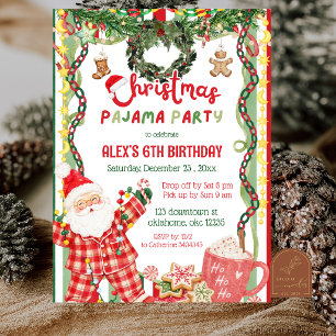 Vreemde Grillen Kerstmis Pyjama Feest Verjaardag Kaart