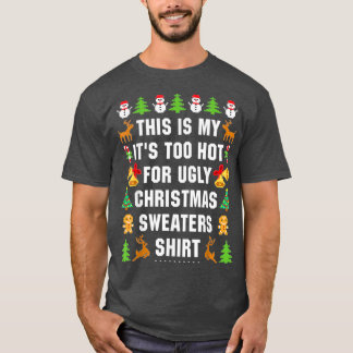 Vreemde kerst in juli zomervakantie 2021 Gift T-shirt