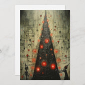 Vreemde Kerst Kaarten - Online Kerst Kaarten (Voorkant / Achterkant)