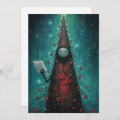 Vreemde Kerst Kaarten - Vintage Kerst Kaarten (Voorkant / Achterkant)