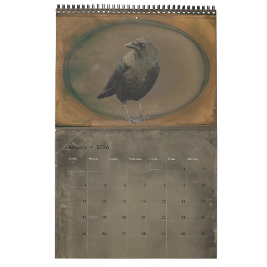 Vreemde menagerie kalender (Jan 2026)
