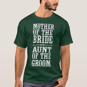 Vreemde moeder van de bruidstante van de groomhall t-shirt