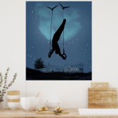 Vreemde nacht poster (Keuken)