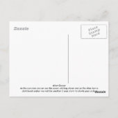 Vreemde Oceaan Briefkaart (Achterkant)