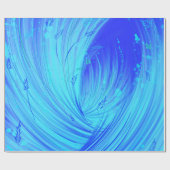 vreemde oceaan cadeaupapier (Vlak)