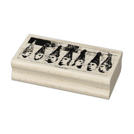 Vreemde onthoofde Victoriaans damesstempel Rubberstempel