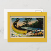 Vreemde overdreven visserij briefkaart (Voorkant / Achterkant)