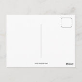 Vreemde overdreven visserij briefkaart (Achterkant)