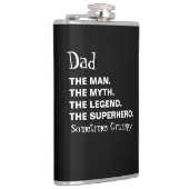 Vreemde pap citeert zwarte witte feestdag heupfles (Rechts)