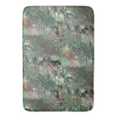 Vreemde textuur in grijs groen met abstracte sched badmat (Voorkant Verticaal)