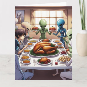 Vreemde Thanksgiving Vreemdelingen Kaart