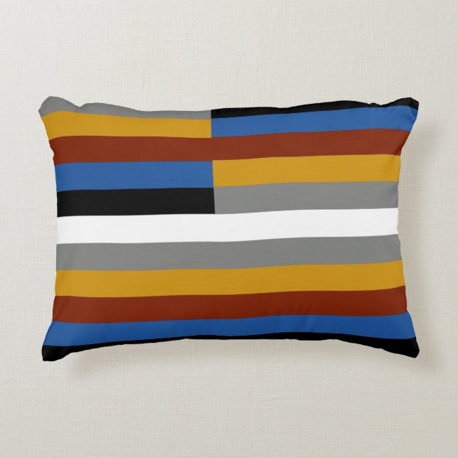 Vreemde trotsvlag accent kussen (Voorkant)