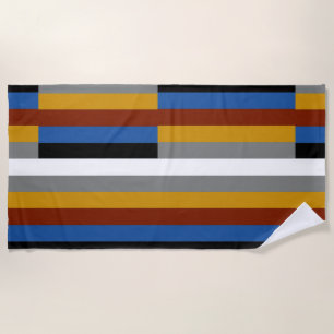 Vreemde trotsvlag strandlaken