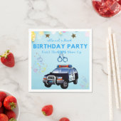 Vreemde verjaardag tot het Show van de kops Servet (Insitu)