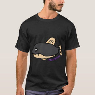 Vreemde vispatroon t-shirt