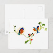 Vreemde vogels op een briefkaart (Voorkant / Achterkant)