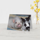 Vreemde Vrienden Kaart (Gele Bloem)