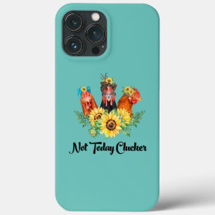 Vreemde zonnebloemen niet zonnige kuikens vandaag iPhone 13 pro max hoesje