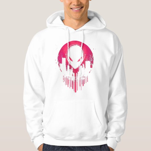 vreemdeling hoodie (Voorkant)
