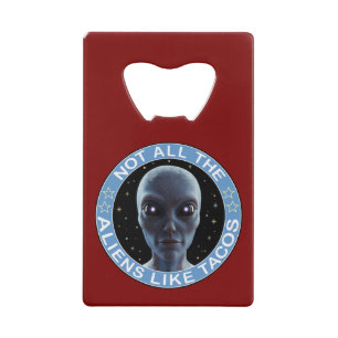 vreemdeling kredietkaart flessenopener