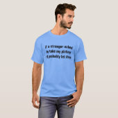 vreemdeling t-shirt (Voorkant volledig)