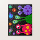 vreemdelingen in de buitenruimte legpuzzel (Verticaal)