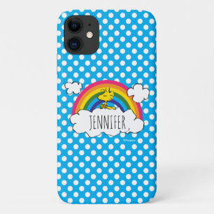 VREEMDEN   Rainbow Polka Dots van Woodstock iPhone 11 Hoesje