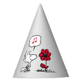 VREEMDEN | Rood en zwart patroon Feesthoedjes (Voorkant)