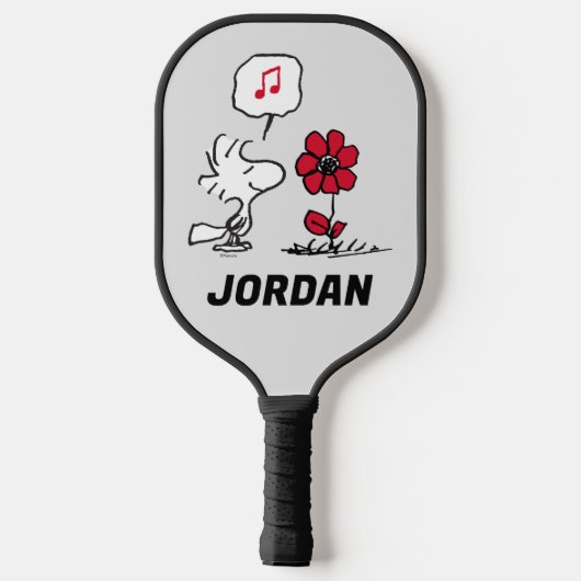 VREEMDEN | Rood en zwart patroon Pickleball Paddle (Achterkant)