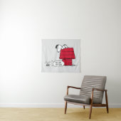 VREEMDEN | Rood en zwart patroon Wandkleed (In Situ (horizontaal))