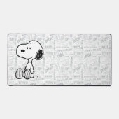 VREEMDEN | Snoopy op Black White Comics Bureaumat (Voorkant)