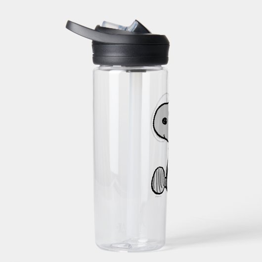 VREEMDEN | Snoopy op Black White Comics Waterfles (Rechts)