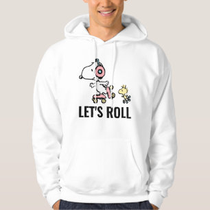 VREEMDEN Snoopy & Woodstock Laten we Roll Hoodie