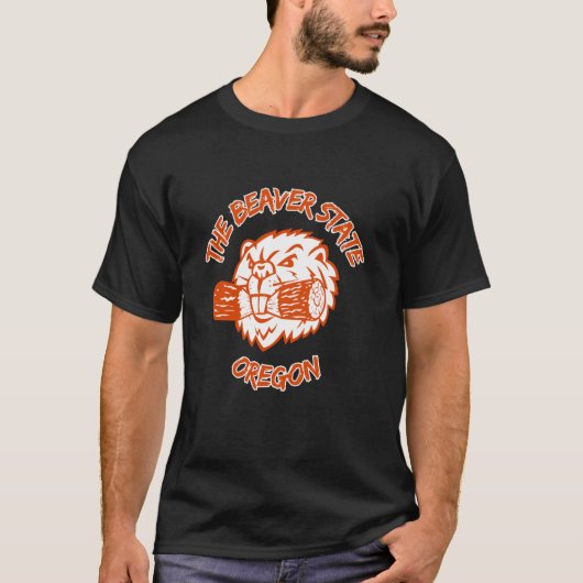Vrees de bever Staatsdier voor Oregon T-shirt (Voorkant)