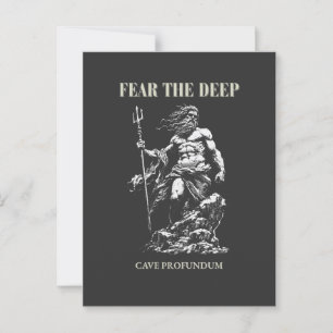 Vrees de Diepte – Poseidon Mythic Briefkaart