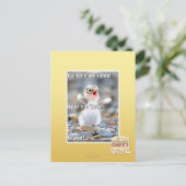 Vrees de Fuzzy! Briefkaart (Staand voorkant)