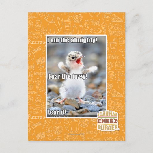 Vrees de Fuzzy! Briefkaart (Voorkant)
