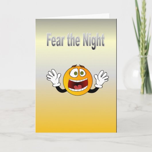 Vrees de nacht kaart (Voorkant)