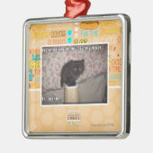 Vrees me metalen ornament (Links)