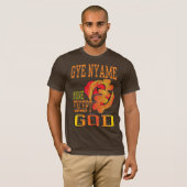 VREES NIEMAND BEHALVE GOD T-SHIRT (Voorkant volledig)