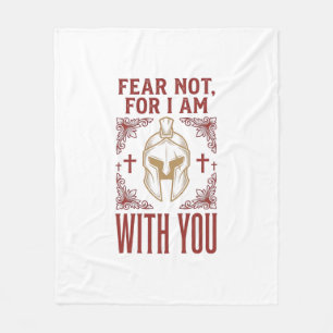 Vrees Niet Christelijke Krijger Vintage T-Shirt_1 Fleece Deken