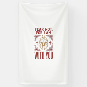Vrees Niet Christelijke Krijger Vintage T-Shirt_1 Spandoek