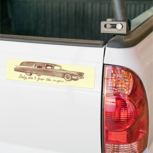Vrees niet dat er een scherp ontwerp is bumpersticker (Op Truck)
